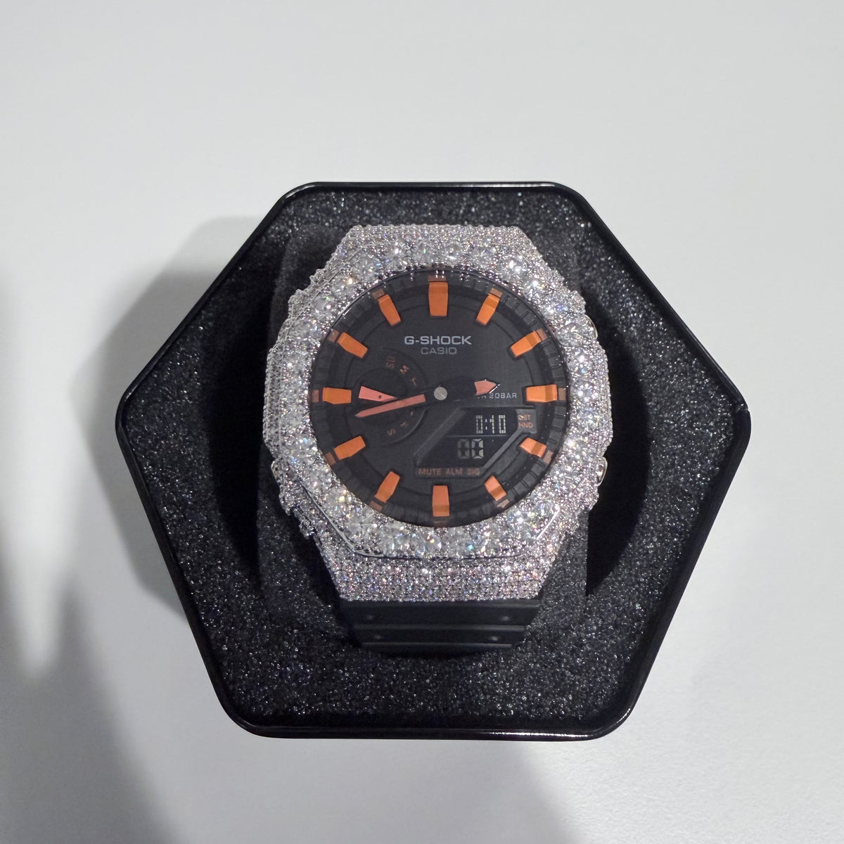 Moissanite Casio G Shock GA2100