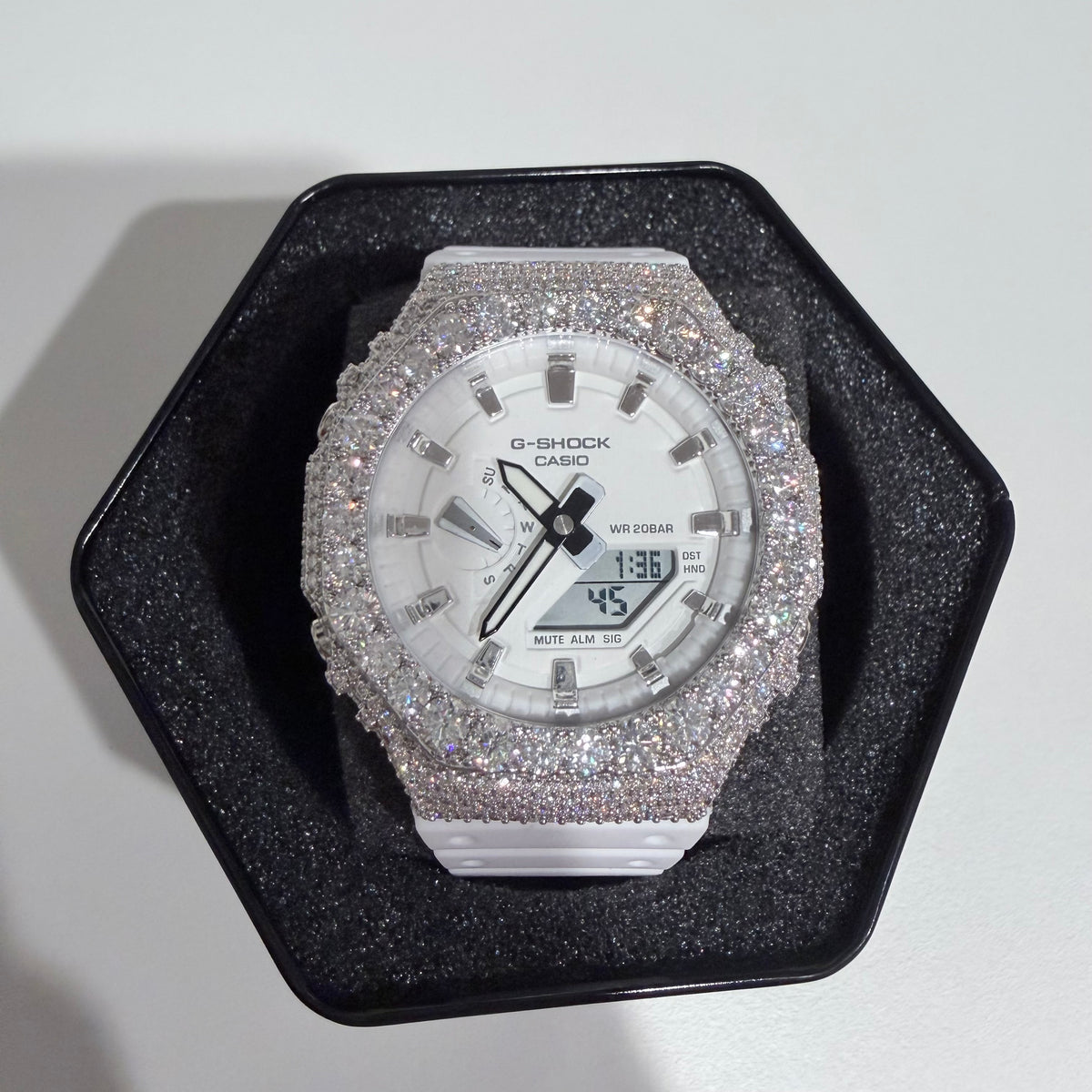 Moissanite Casio G Shock GA2100