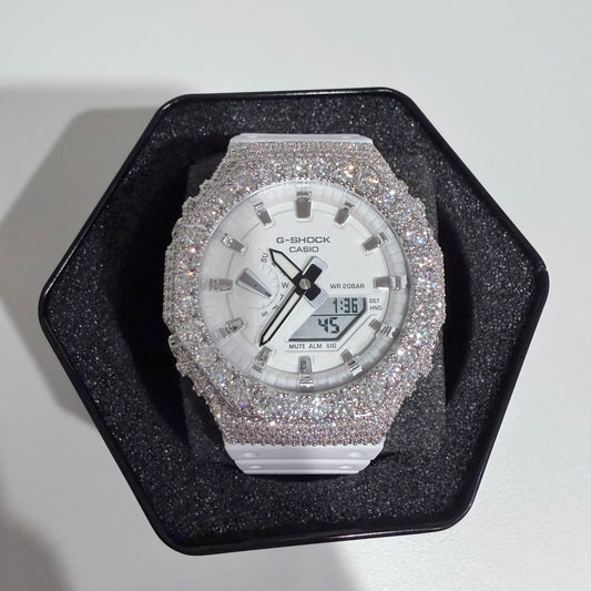Moissanite Casio G Shock GA2100