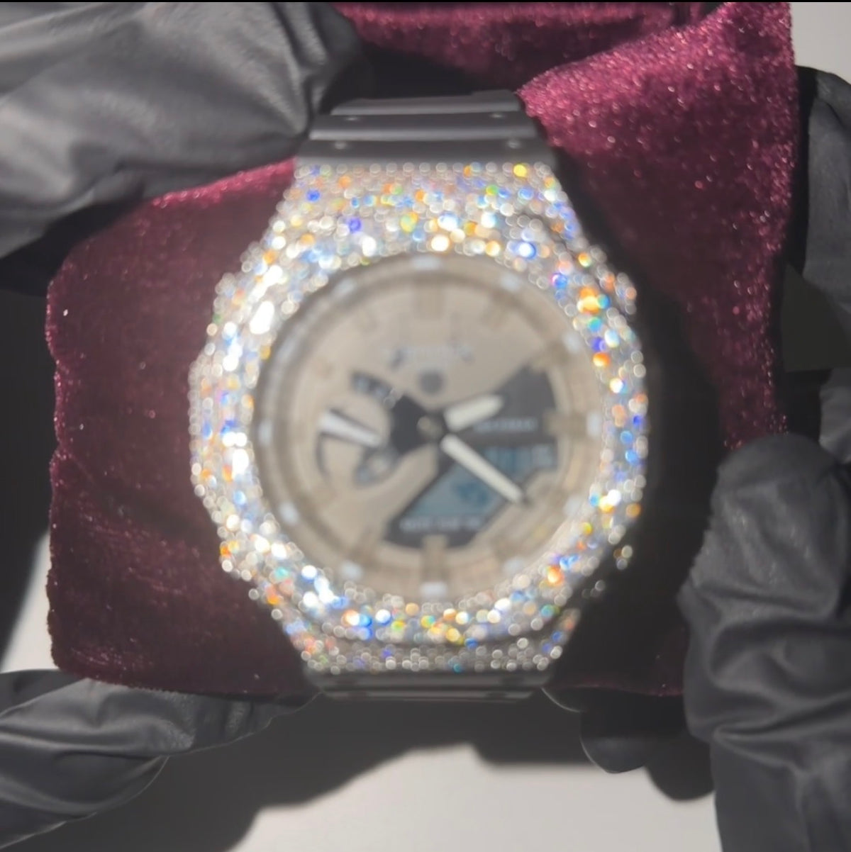 Moissanite Casio G Shock GA2100