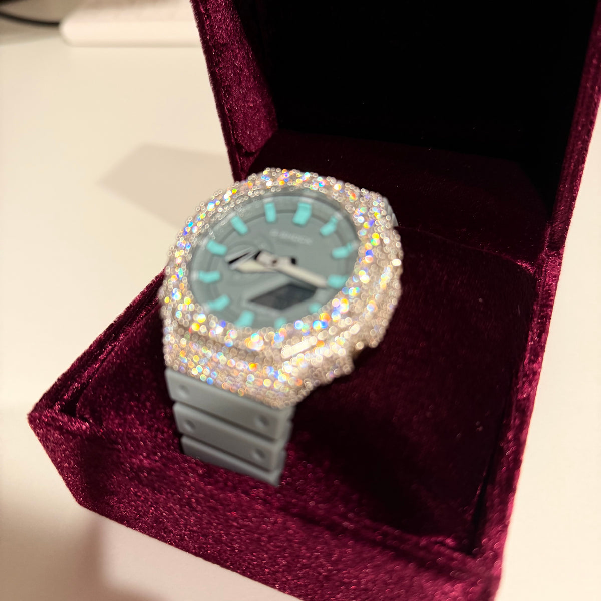 Moissanite Casio G Shock GA2100