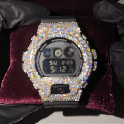 Moissanite Casio G Shock DW6900