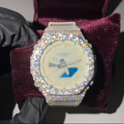 Moissanite Casio G Shock GA2100