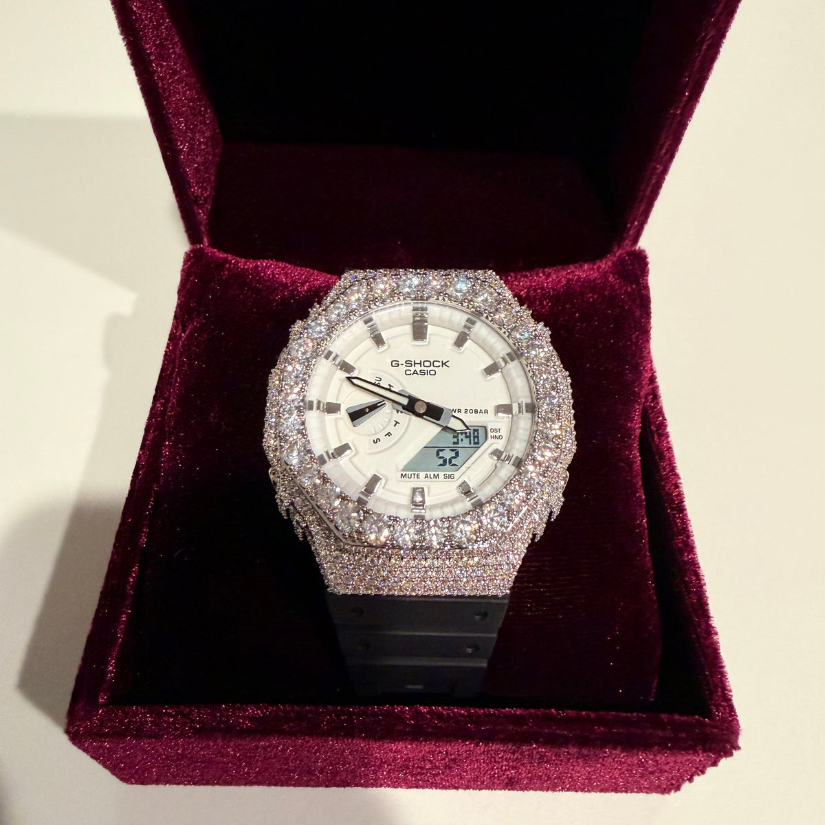 Moissanite Casio G Shock GA2100