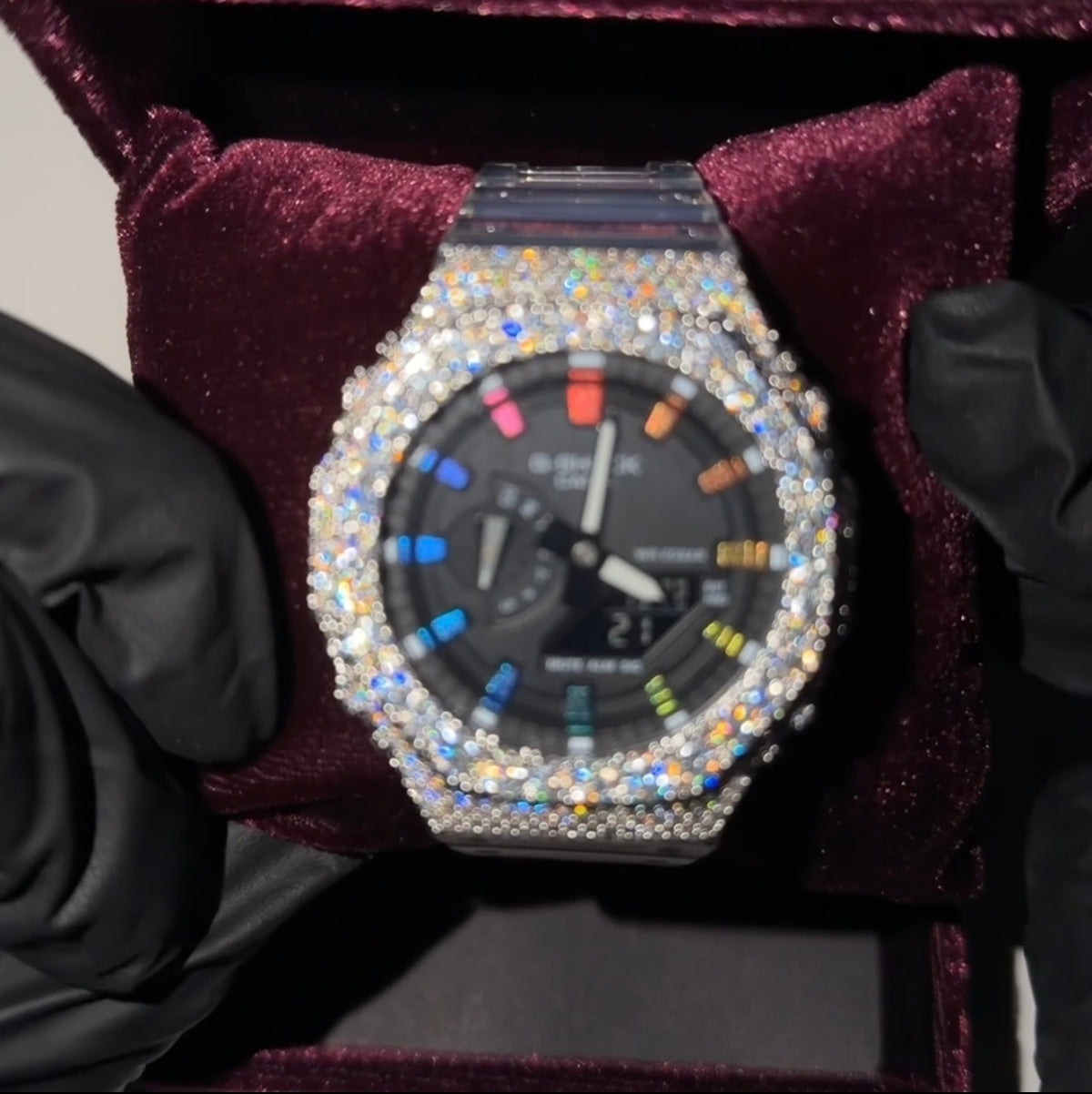 Moissanite Casio G Shock GA2100