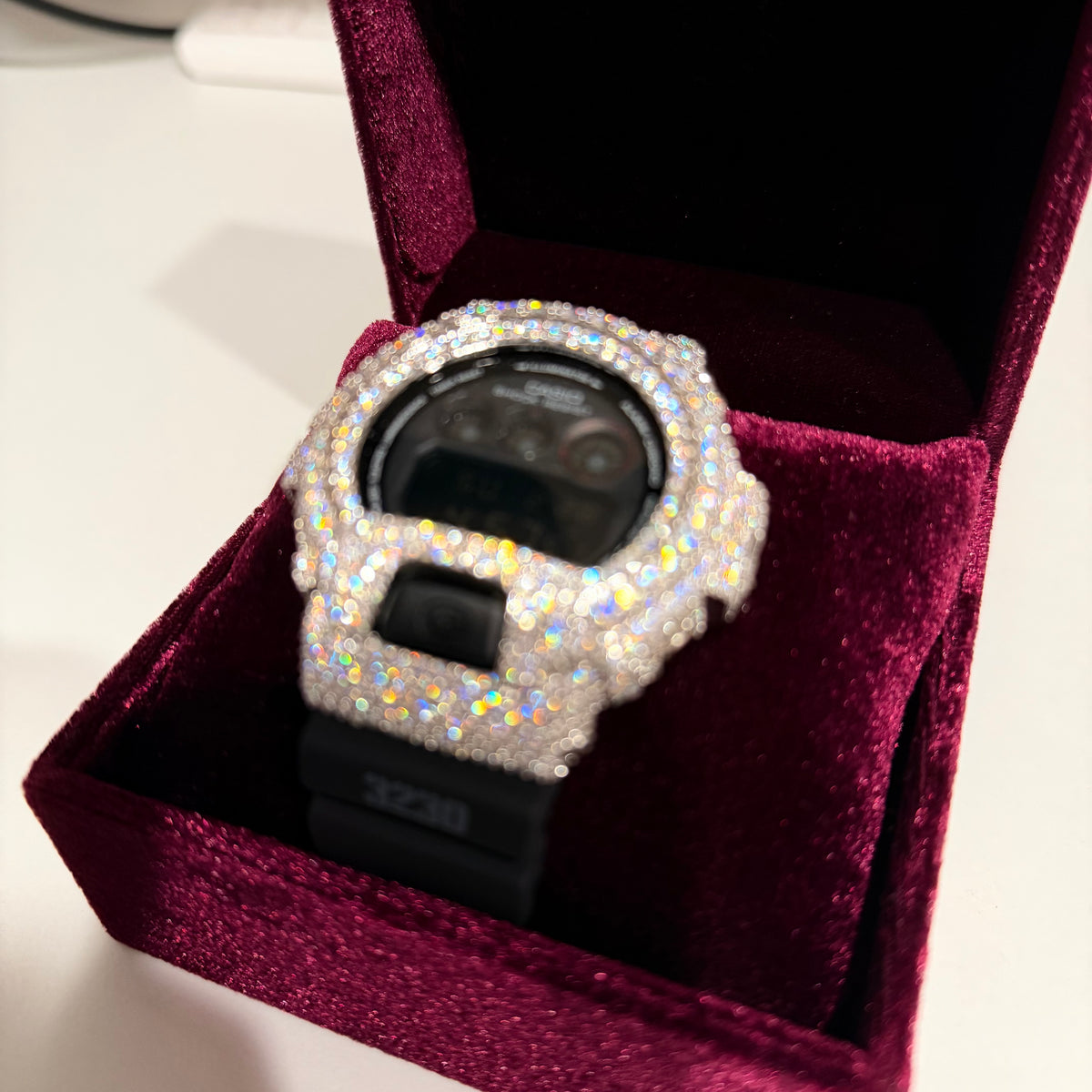 Moissanite Casio G Shock DW6900