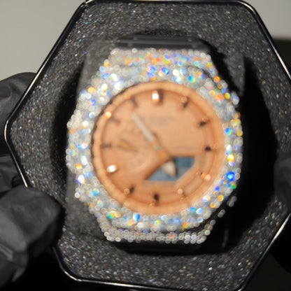 Moissanite Casio G Shock GA2100