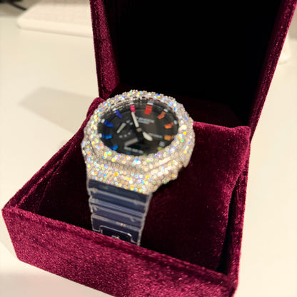 Moissanite Casio G Shock GA2100