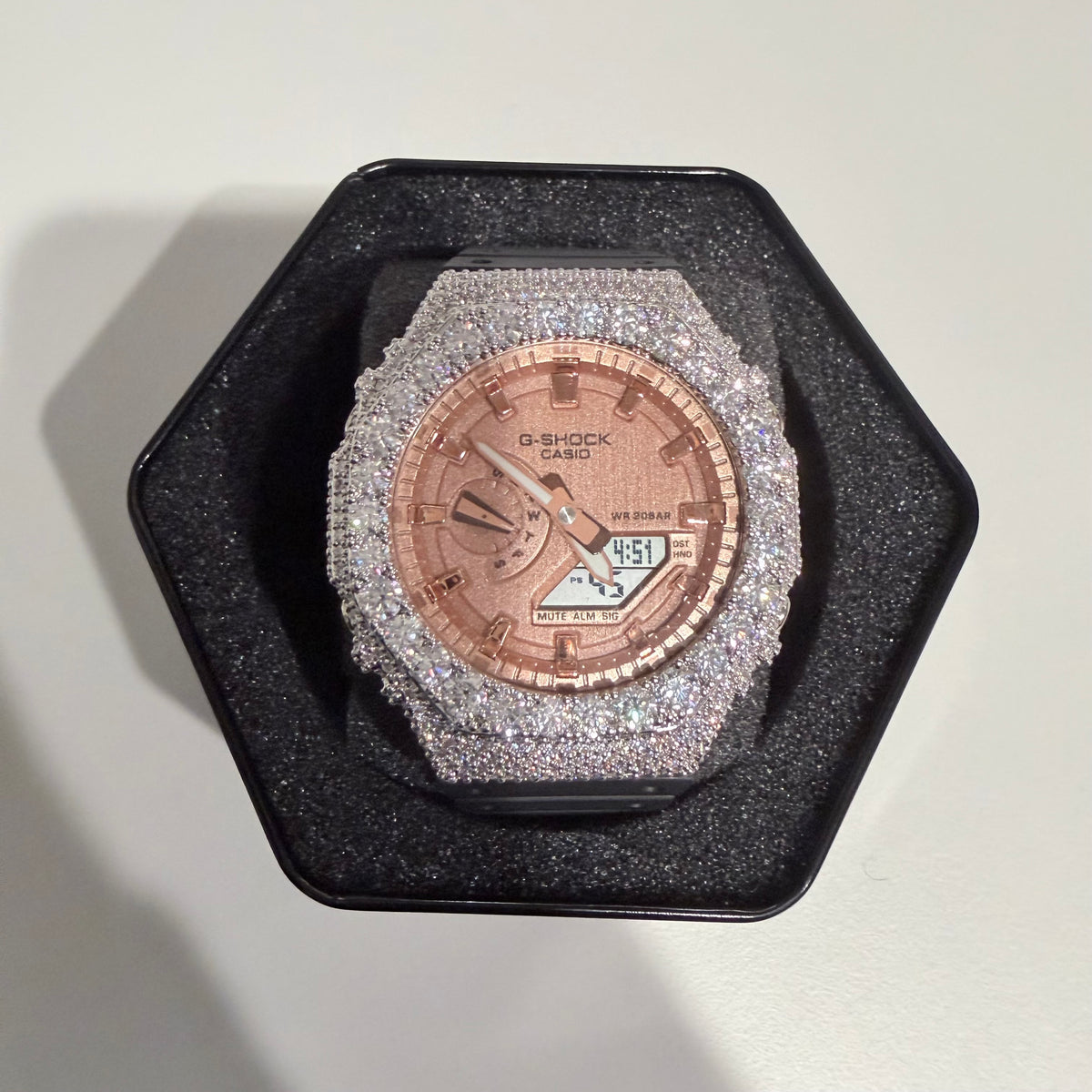 Moissanite Casio G Shock GA2100