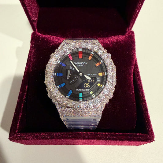 Moissanite Casio G Shock GA2100