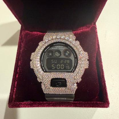 Moissanite Casio G Shock DW6900