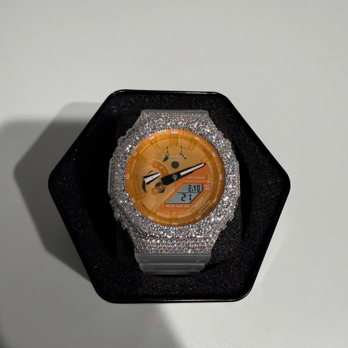 Moissanite Casio G Shock GA2100
