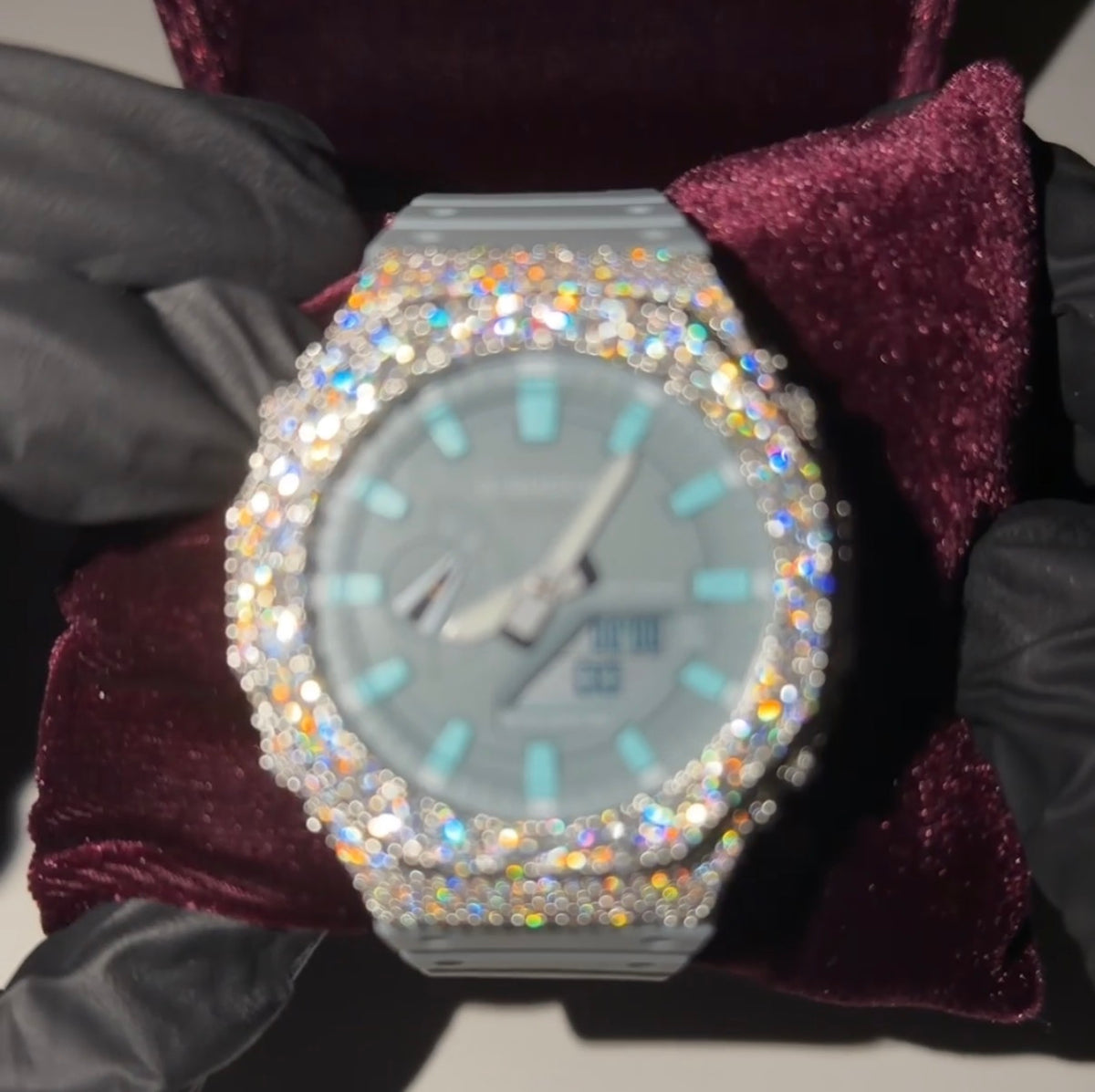 Moissanite Casio G Shock GA2100