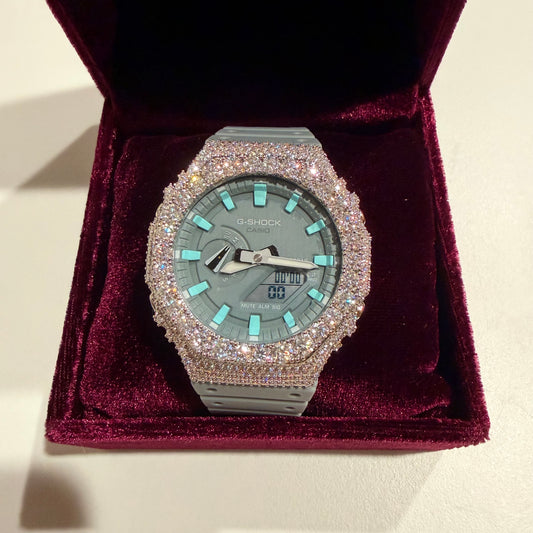 Moissanite Casio G Shock GA2100