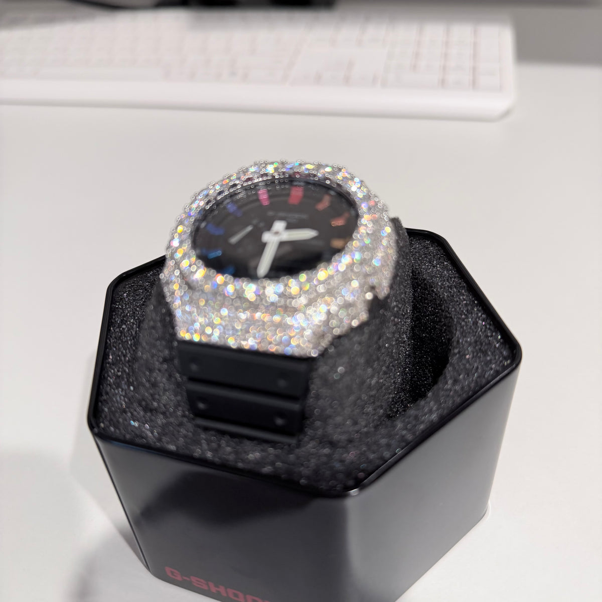Moissanite Casio G Shock GA2100