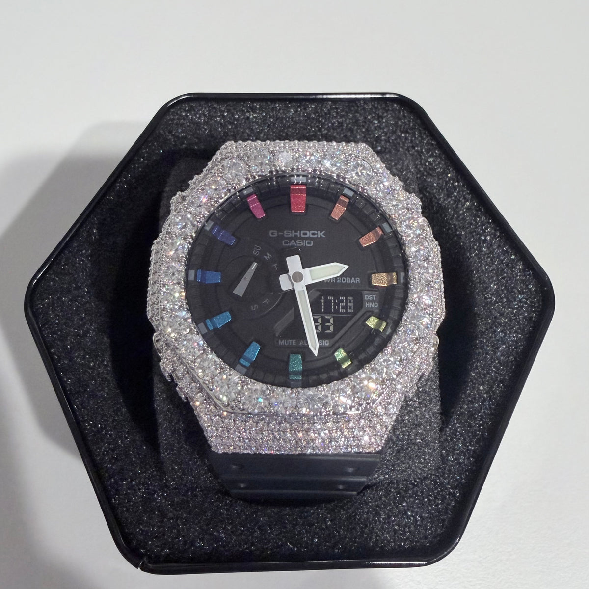 Moissanite Casio G Shock GA2100