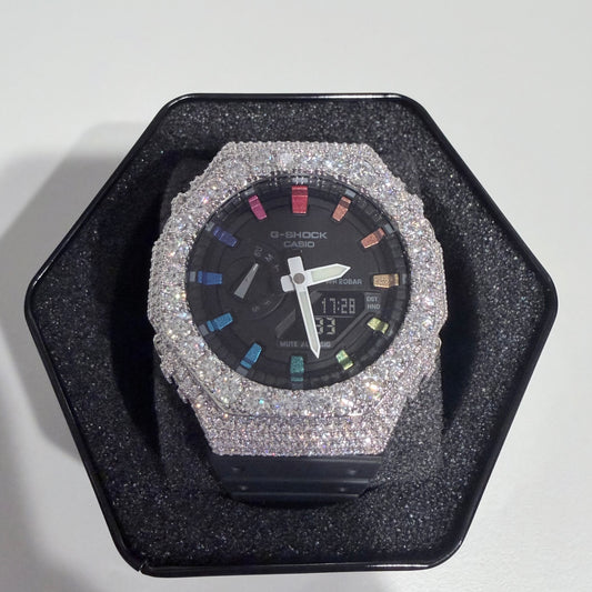 Moissanite Casio G Shock GA2100