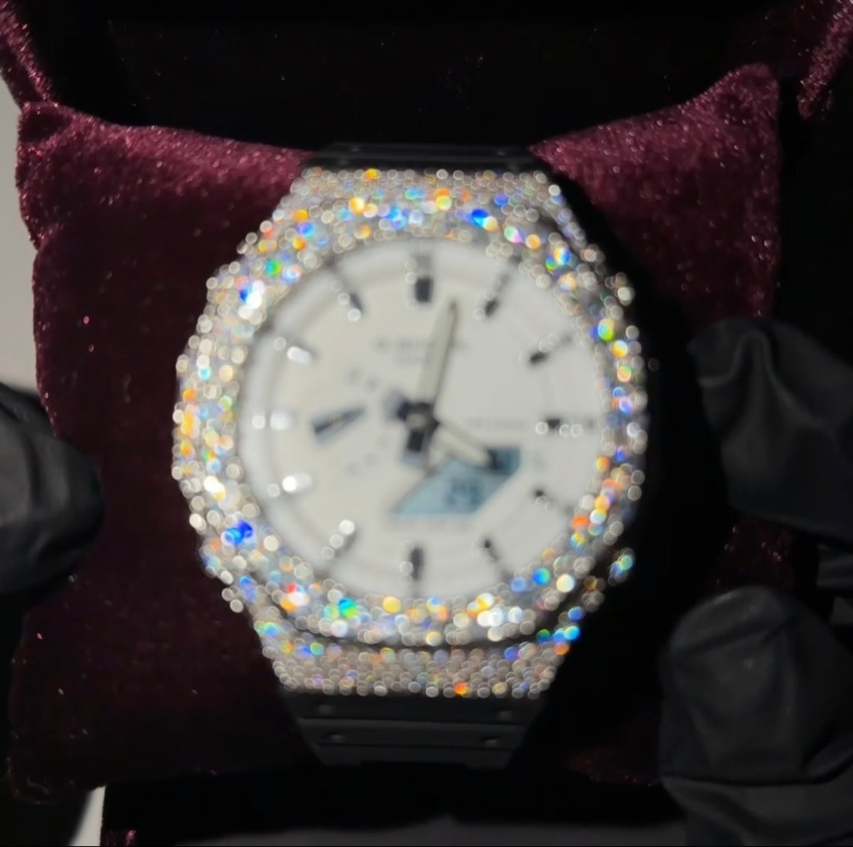 Moissanite Casio G Shock GA2100