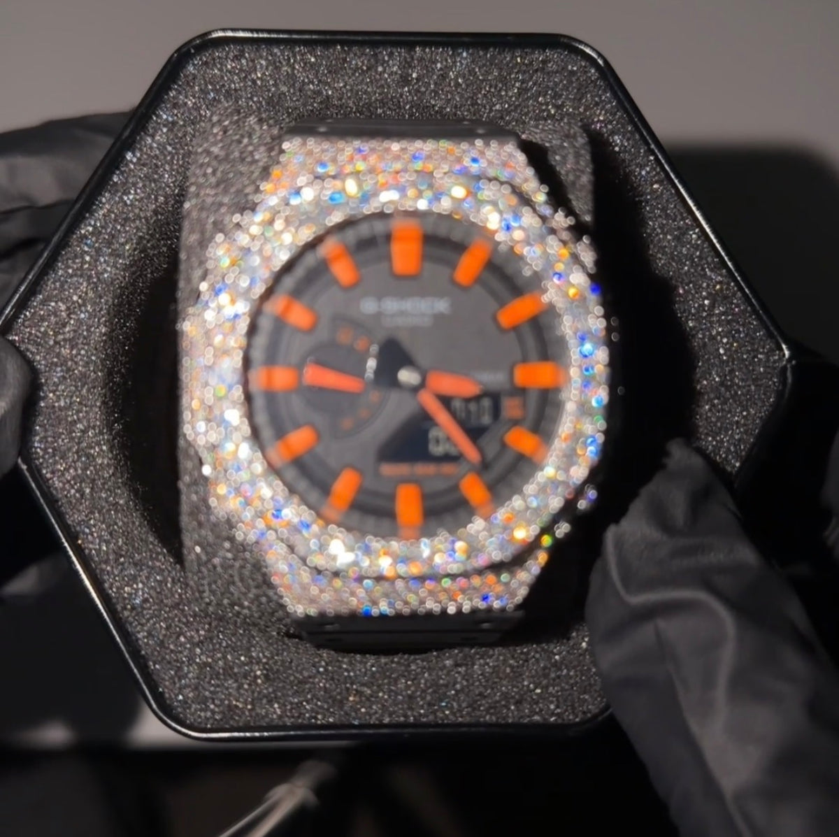 Moissanite Casio G Shock GA2100