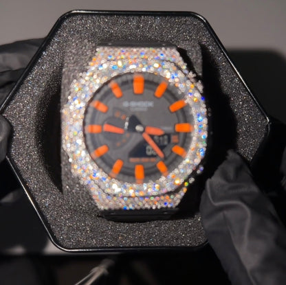 Moissanite Casio G Shock GA2100