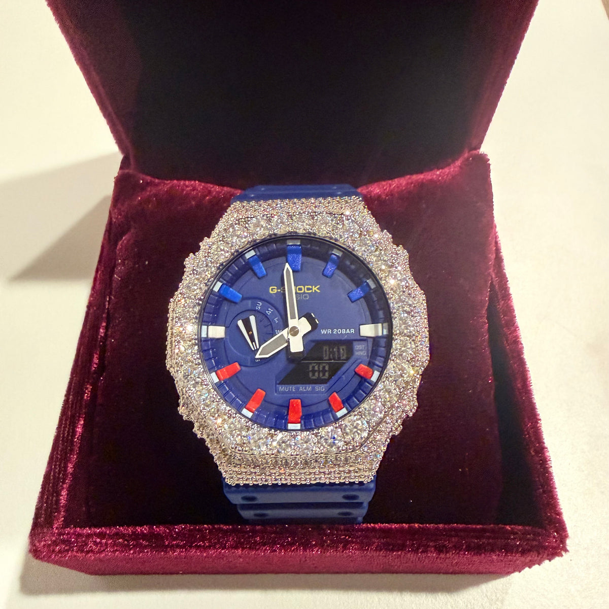 Moissanite Casio G Shock GA2100