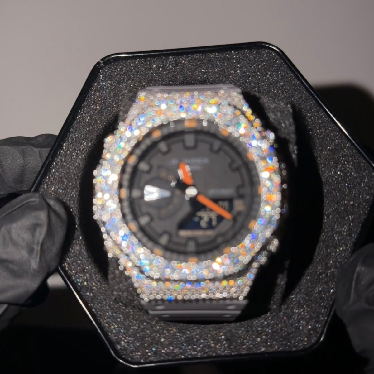 Moissanite Casio G Shock GA2100