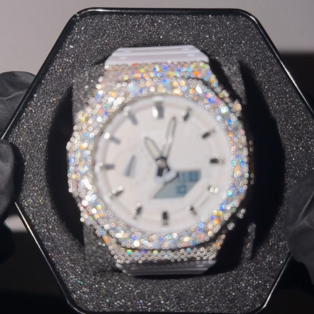 Moissanite Casio G Shock GA2100