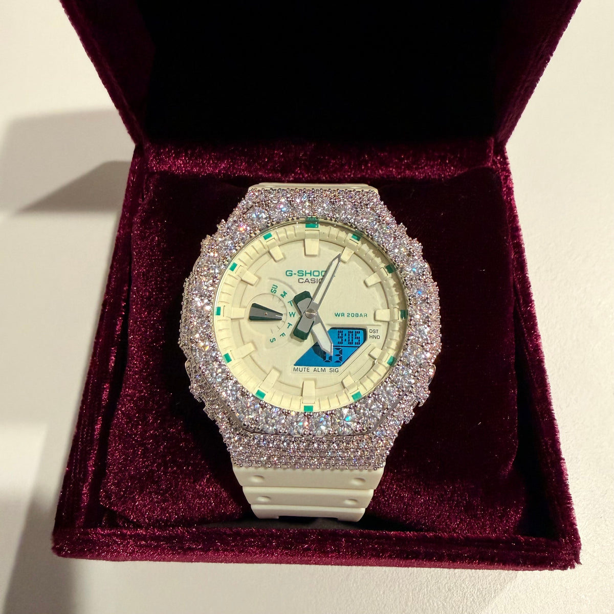 Moissanite Casio G Shock GA2100