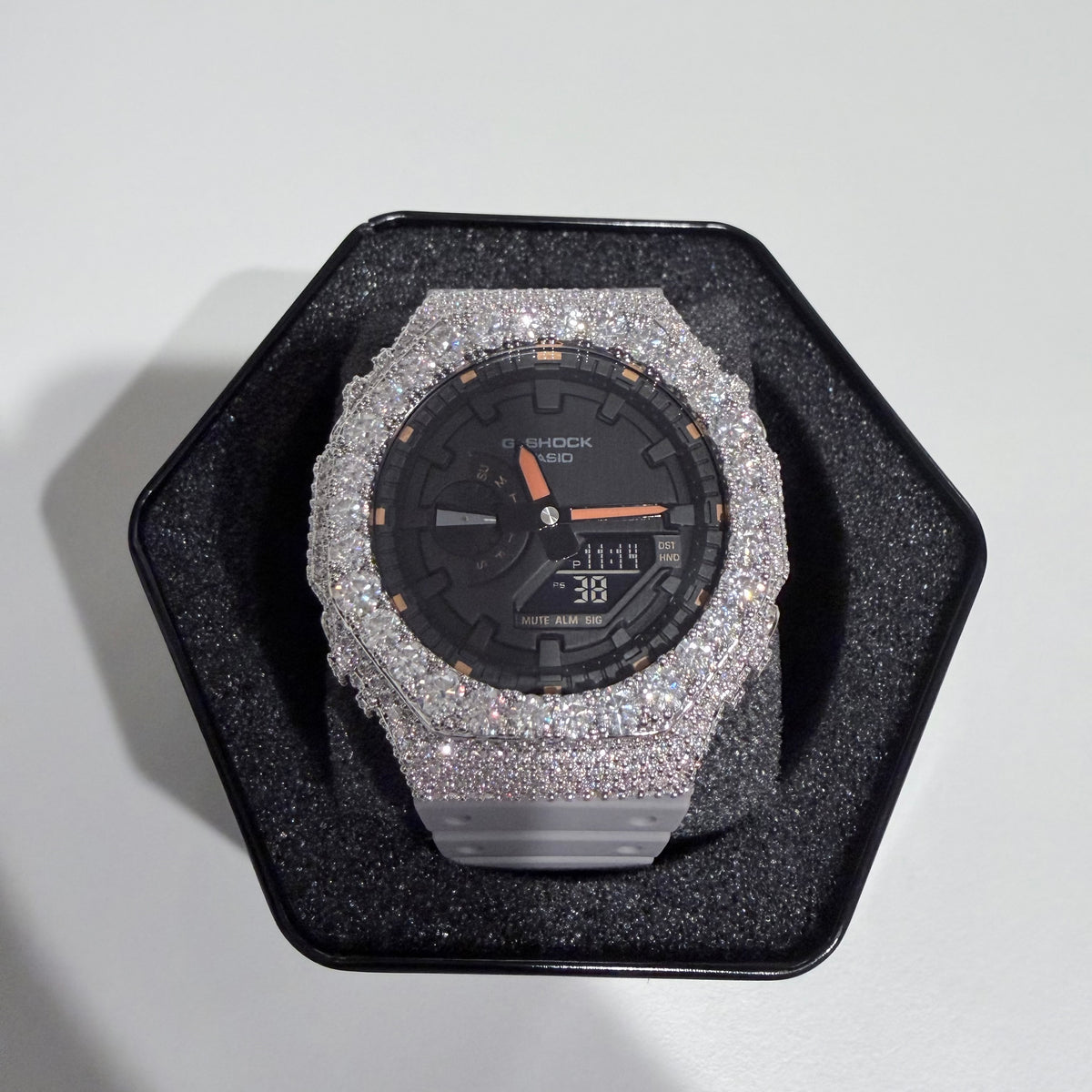 Moissanite Casio G Shock GA2100