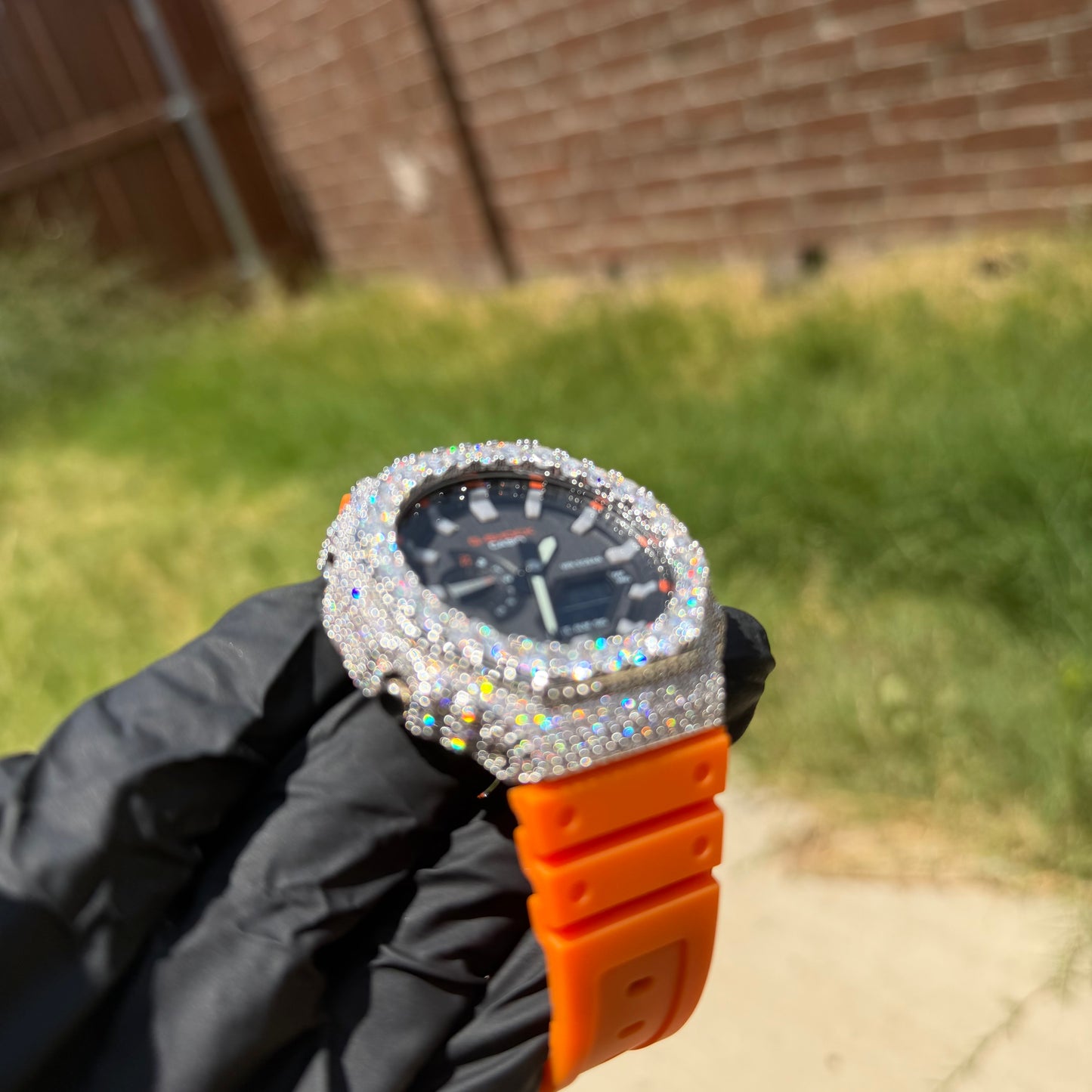 Moissanite Casio G Shock GA2100