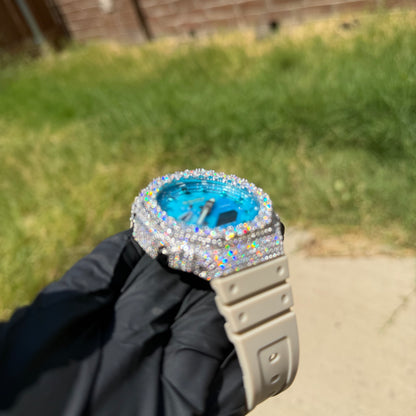 Moissanite Casio G Shock GA2100