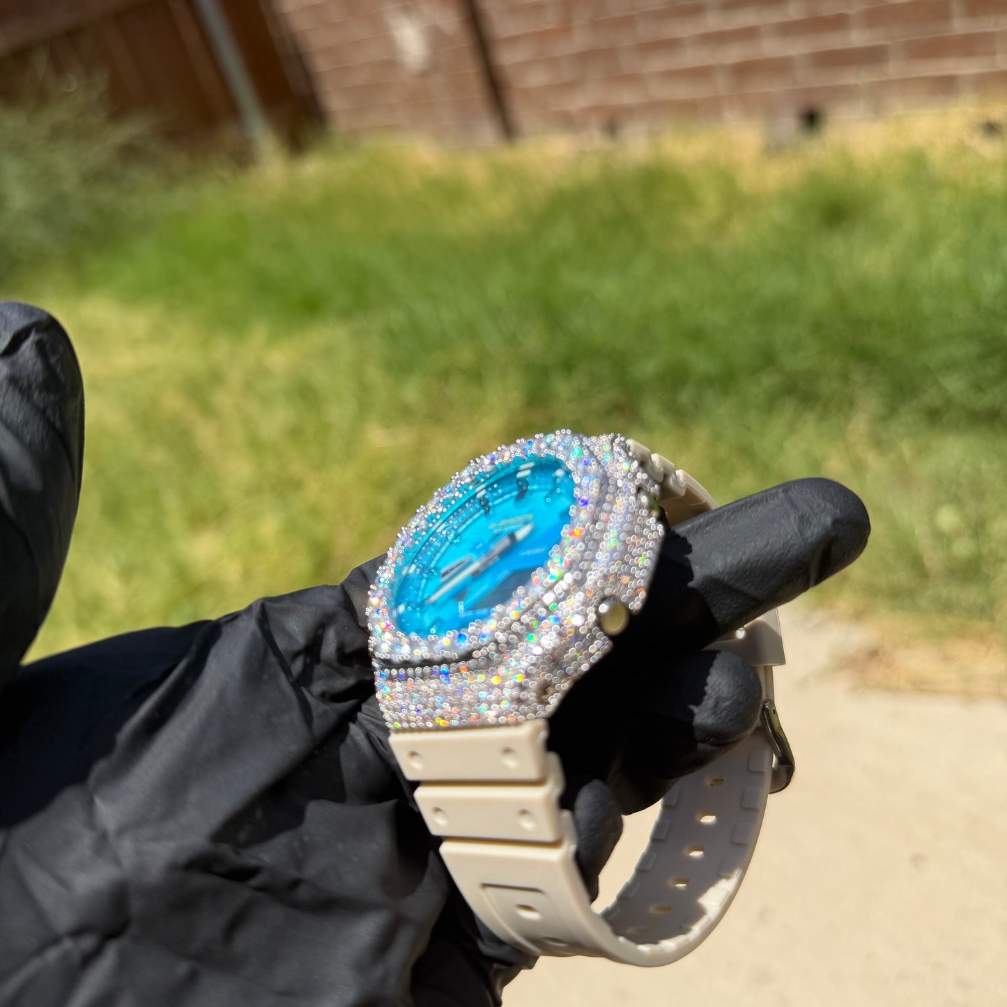 Moissanite Casio G Shock GA2100