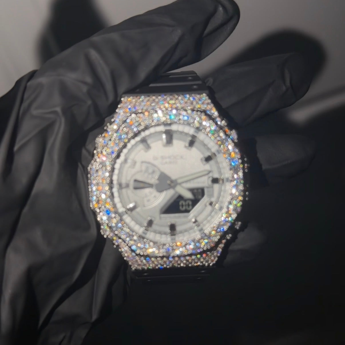 Moissanite Casio G Shock GA2100