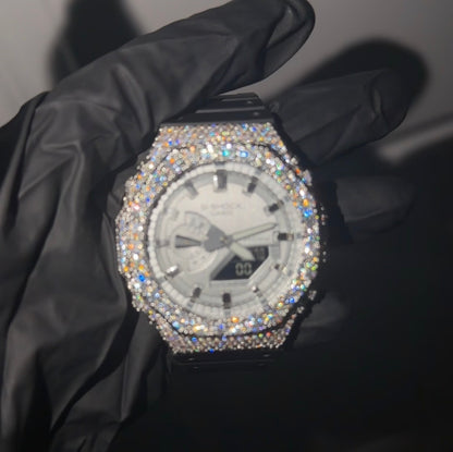 Moissanite Casio G Shock GA2100