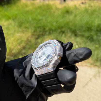 Moissanite Casio G Shock GA2100
