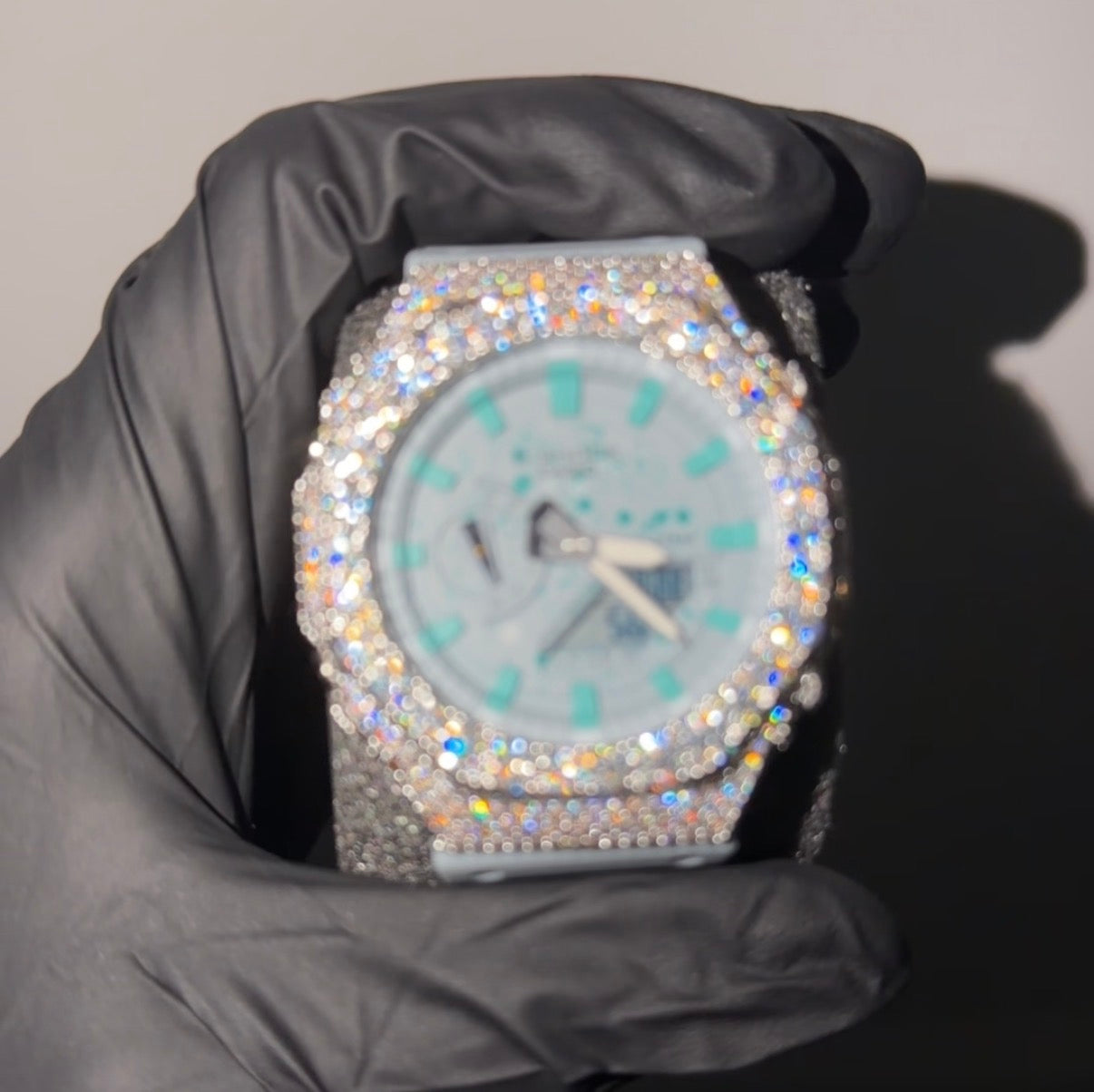 Moissanite Casio G Shock GA2100