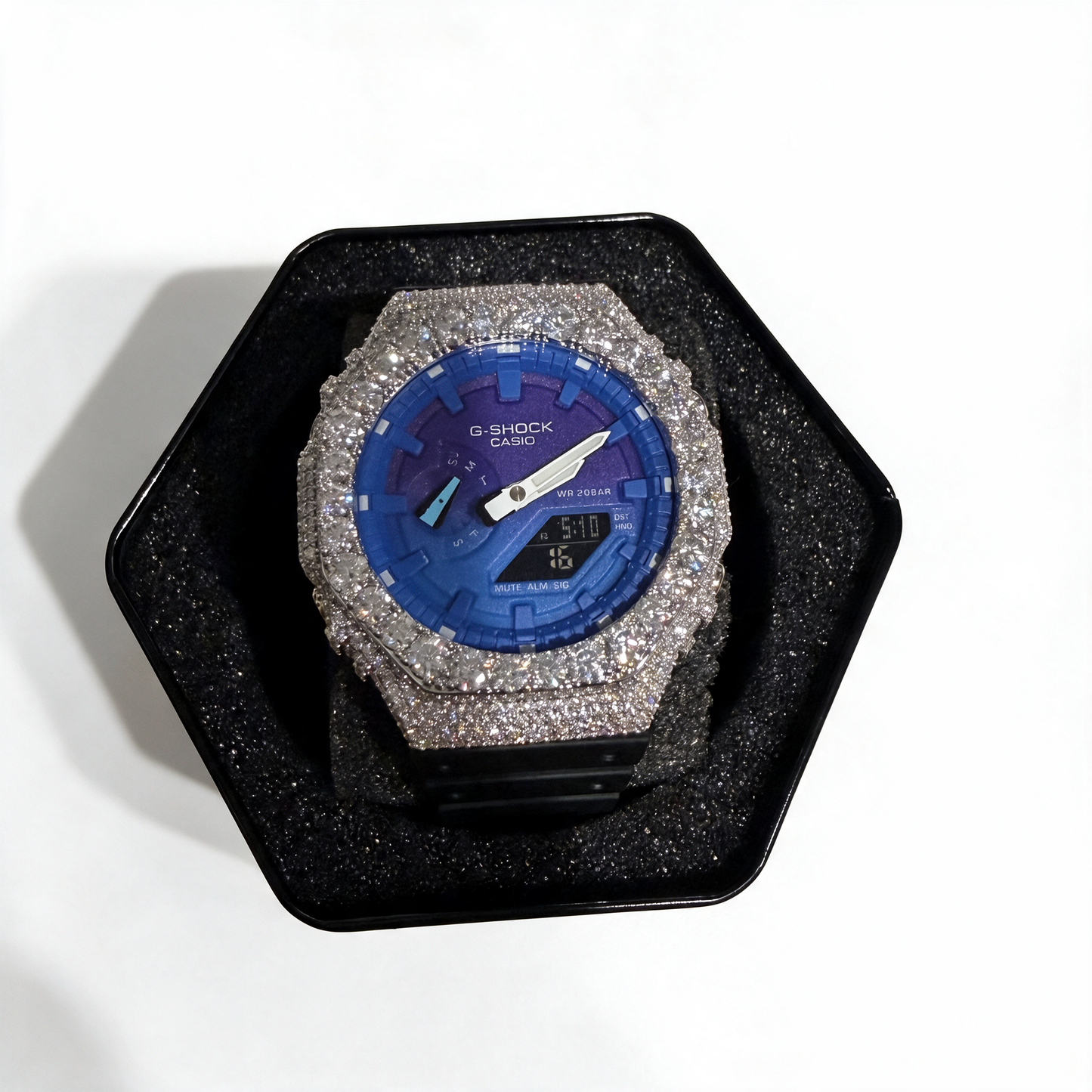 Moissanite Casio G Shock GA2100