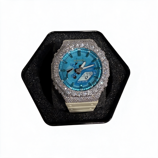Moissanite Casio G Shock GA2100