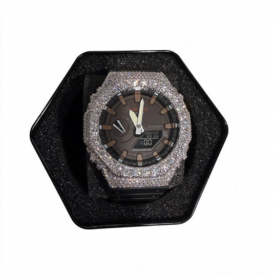 Moissanite Casio G Shock GA2100