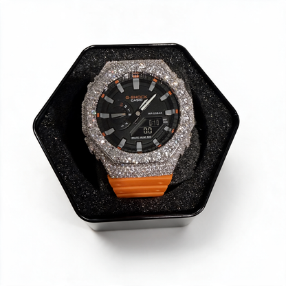 Moissanite Casio G Shock GA2100