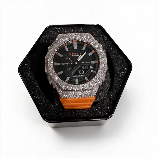 Moissanite Casio G Shock GA2100