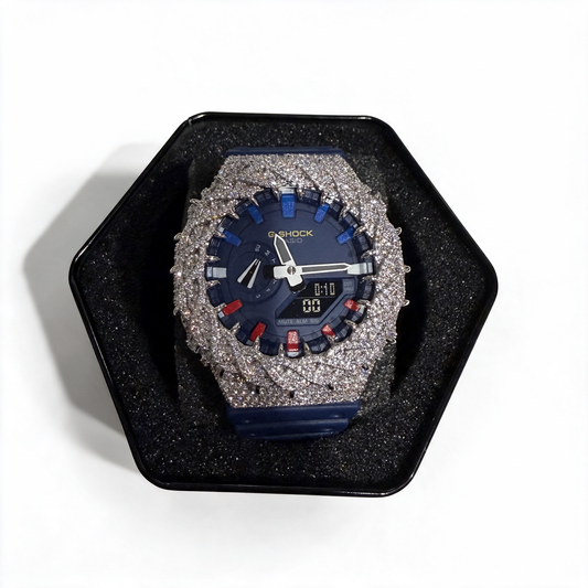 Moissanite Casio G Shock GA2100