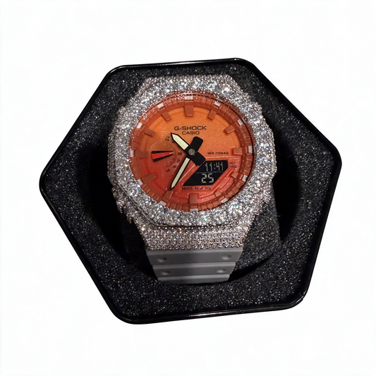 Moissanite Casio G Shock GA2100