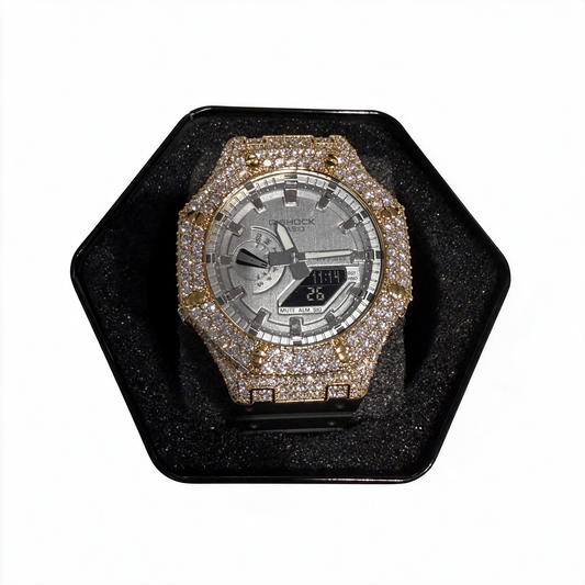 Moissanite Casio G Shock GA2100