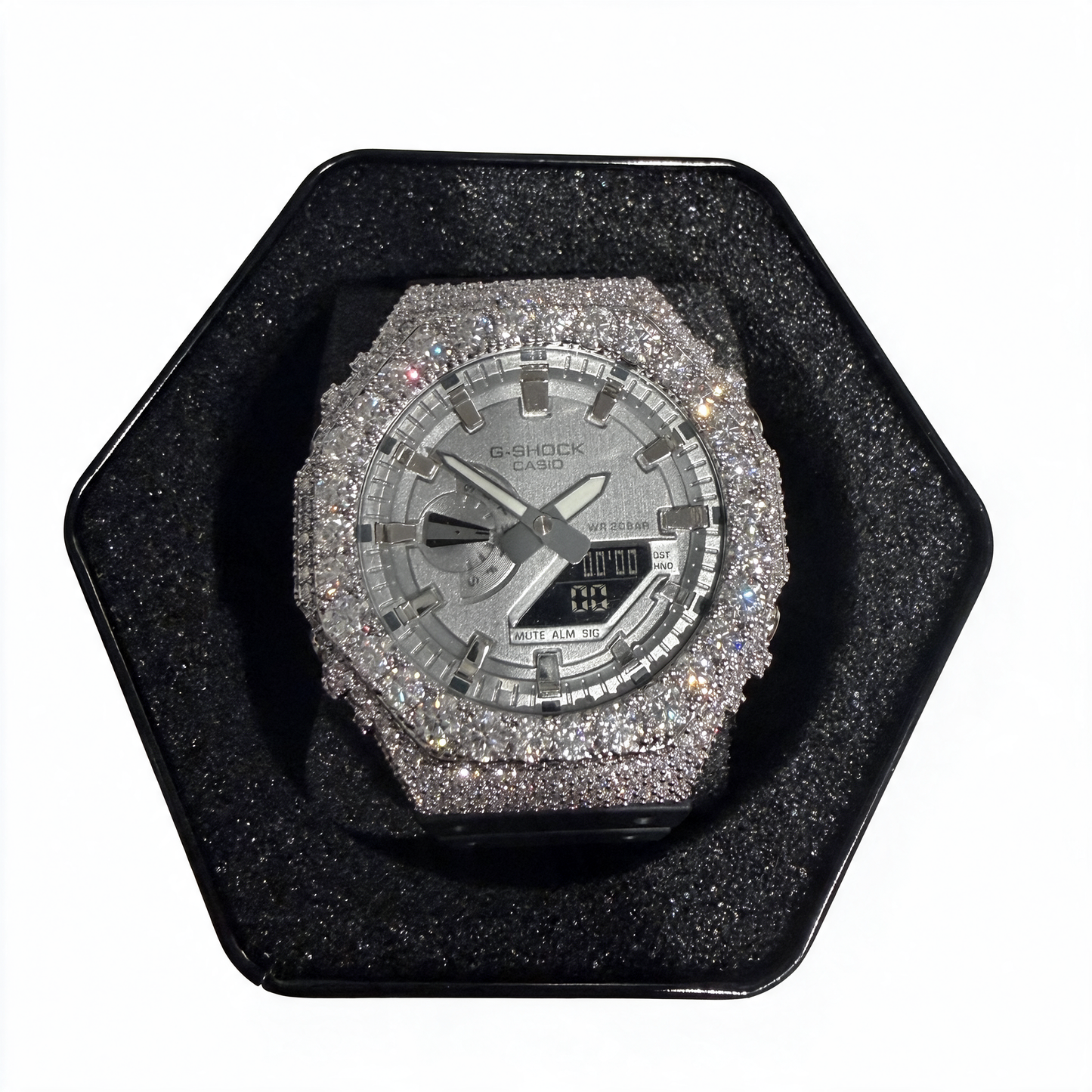 Moissanite Casio G Shock GA2100