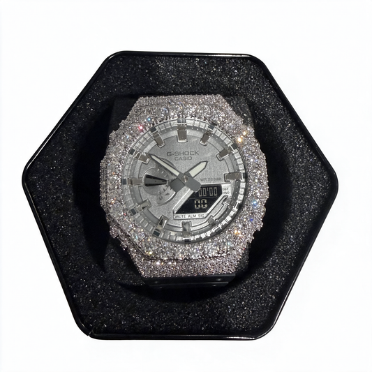 Moissanite Casio G Shock GA2100