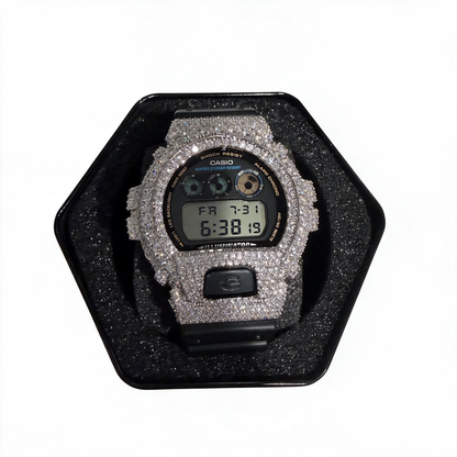 Moissanite Casio G Shock DW6900