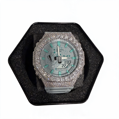Moissanite Casio G Shock GA2100